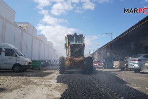 Toptancılar Sitesi’nin Yolu Yenileniyor