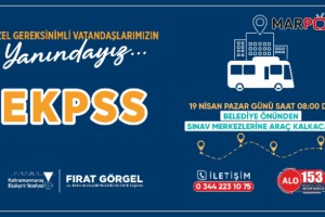 EKPSS’ye Girecek Vatandaşlara Büyükşehir’den Ulaşım Desteği