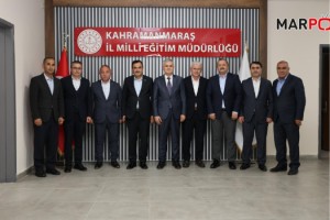 KAHRAMANMARAŞ İL YÖNETİMİNDEN MİLLÎ EĞİTİM MÜDÜRÜ AKPINAR’A ZİYARET