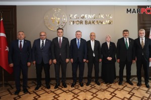AK Parti Kahramanmaraş Heyeti Gençlik ve Spor Bakanı Bak ile Bir Araya Geldi