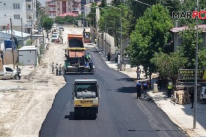 Büyükşehir, Elbistan’ın Caddelerini Yeniliyor