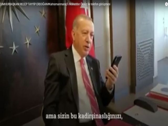 CUMHURBAŞKANI RECEP TAYYİP ERDOĞAN#Kahramanmaraş’lı Mukadder Öksüz ile telefon görüşmesi